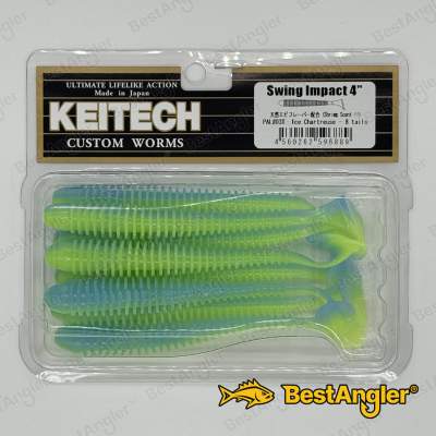 Keitech Swing Impact 4" Ice Chartreuse - PAL#03
