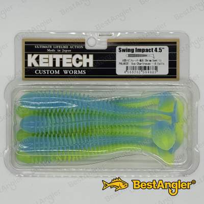 Keitech Swing Impact 4.5" Ice Chartreuse - PAL#03