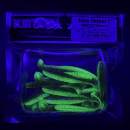Keitech Easy Shiner 2" Green Pumpkin Chartreuse - #401 - UV