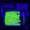 Keitech Easy Shiner 2" Chartreuse Red Flake - PAL#01 - UV