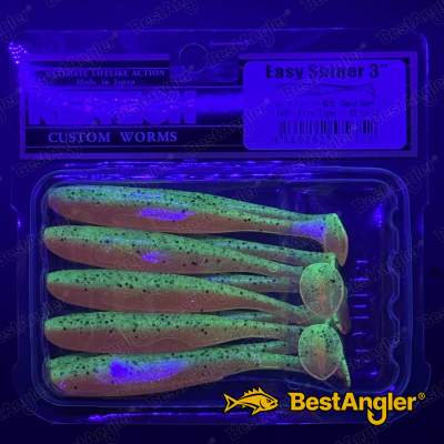 Keitech Easy Shiner 3" Fire Tiger - #449 - UV