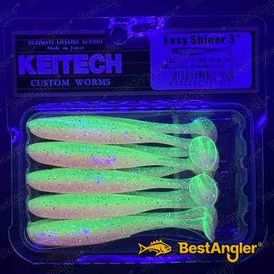 Keitech Easy Shiner 3" Electric Chicken - BA#01 - UV