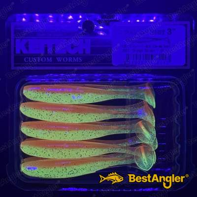 Keitech Easy Shiner 3" Orange Shiner - #441 - UV