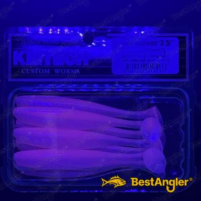 Keitech Easy Shiner 3.5" Bubblegum Shad - #442 - UV