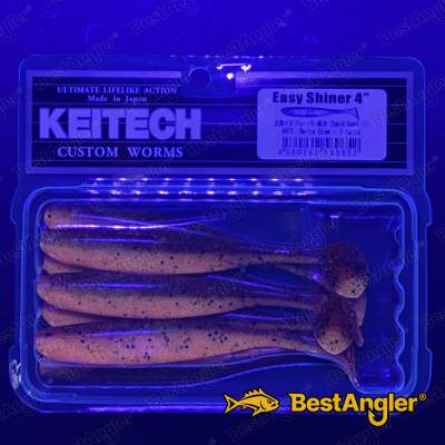 Keitech Easy Shiner 4" Delta Craw - #407 - UV