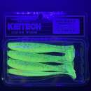 Keitech Easy Shiner 4" Hot Fire Tiger - EA#05 - UV