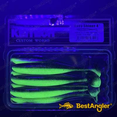 Keitech Easy Shiner 4" Fire Shad - CT#20 - UV