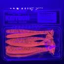 Keitech Easy Shiner 4" Chameleon / Black & Blue FLK - CT#21 - UV