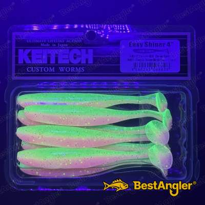 Keitech Easy Shiner 4" Electric Chicken - BA#01 - UV