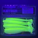 Keitech Easy Shiner 4" Chartreuse Shad - CT#13 - UV
