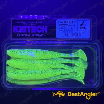 Keitech Easy Shiner 4.5" UV Perch - CT#31 - UV
