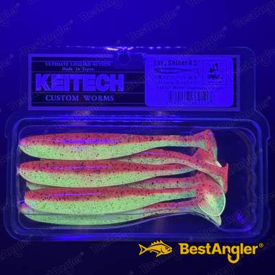 Keitech Easy Shiner 4.5" Mystic Chartreuse - EA#23 - UV