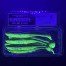 Keitech Easy Shiner 4.5" Green Pumpkin Chartreuse - #401 - UV