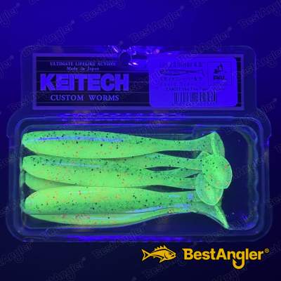 Keitech Easy Shiner 4.5" Hot Fire Tiger - EA#05 - UV