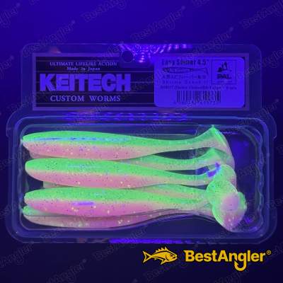 Keitech Easy Shiner 4.5" Electric Chicken - BA#01 - UV
