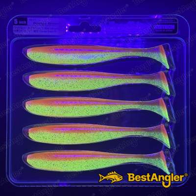 Keitech Easy Shiner 5" Orange Shiner - #441 - UV