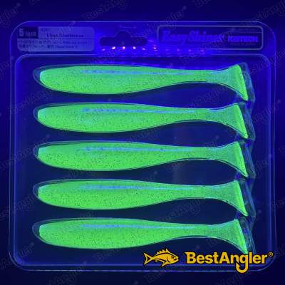 Keitech Easy Shiner 5" Lime / Chartreuse - #424 - UV
