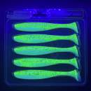 Keitech Easy Shiner 5" Chartreuse Pepper Shad - CT#30 - UV