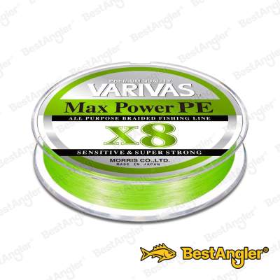 Varivas Max Power PE X8 150 m Lime Green