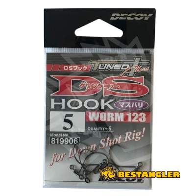 DECOY Worm 123 DS Hook Masubari #5 - 819906