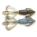 Keitech Crazy Flapper 2.8" Electric Smoke Craw - #462