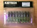Keitech Crazy Flapper 2.8" Green Pumpkin Chartreuse - #401 - UV