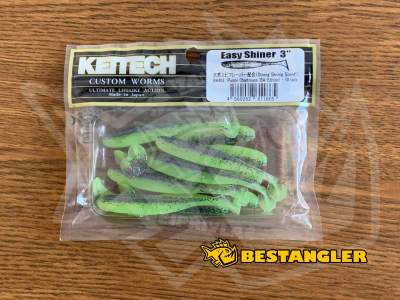 Keitech Easy Shiner 3" Purple Chartreuse - BA#03