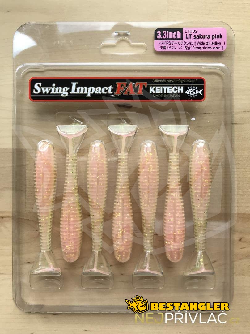 Keitech FAT Swing Impact 3.3 Sakura Pink