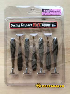 Keitech FAT Swing Impact 3.3" Red Crawdad - #404