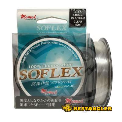 Momoi SOFLEX fluorocarbon 0.203 mm 3.6 kg - #1.5
