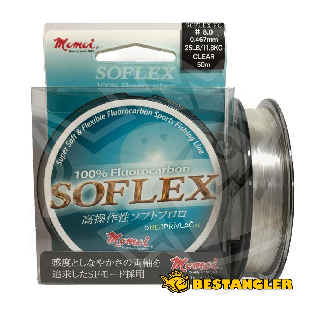 Momoi SOFLEX fluorocarbon 0.369 mm 8.1 kg - #5.0