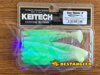 Keitech Easy Shiner 4" Sakura White - LT#01 - UV