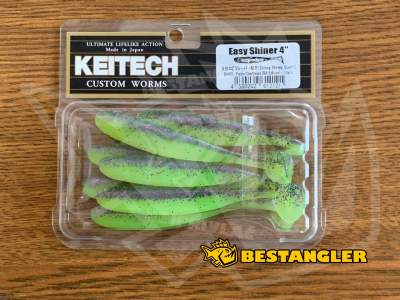 Keitech Easy Shiner 4" Purple Chartreuse - BA#03