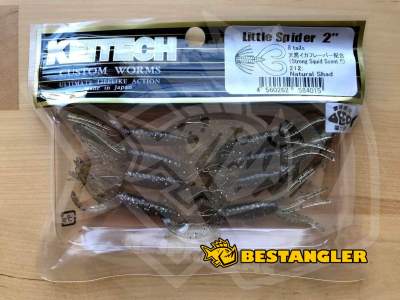 Keitech Little Spider 2" Natural Shad - #212