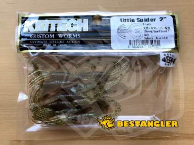 Keitech Little Spider 2" Sahara Olive FLK. - #309