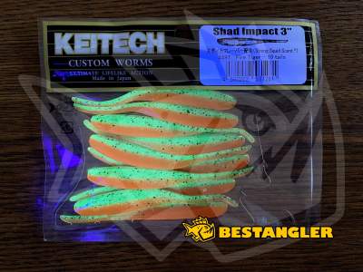 Keitech Shad Impact 3" Fire Tiger - #449