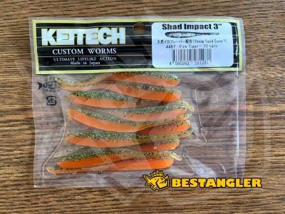 Keitech Shad Impact 3" Fire Tiger - #449