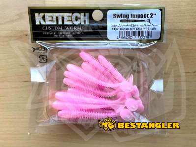 Keitech Swing Impact 2" Bubblegum Shad - #442