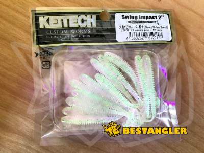 Keitech Swing Impact 2" Sakura Pink - LT#02 - UV