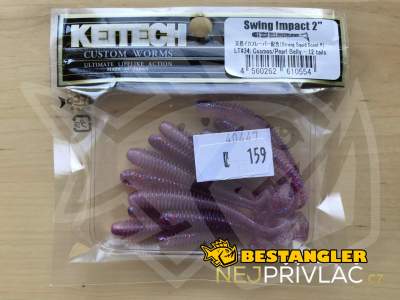 Keitech Swing Impact 2" Cosmos / Pearl Belly - LT#34