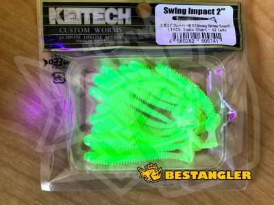 Keitech Swing Impact 2" Toxic Chart - LT#25 - UV