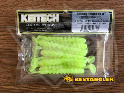 Keitech Swing Impact 3" Toxic Chart - LT#25