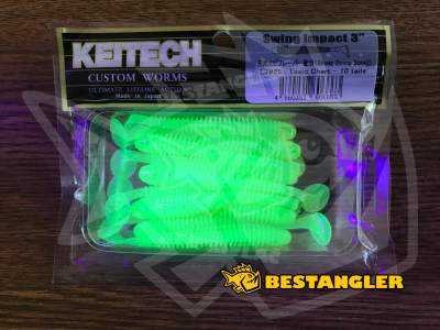 Keitech Swing Impact 3" Toxic Chart - LT#25 - UV