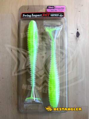 Keitech FAT Swing Impact 7.8" Chartreuse Shad - CT#13
