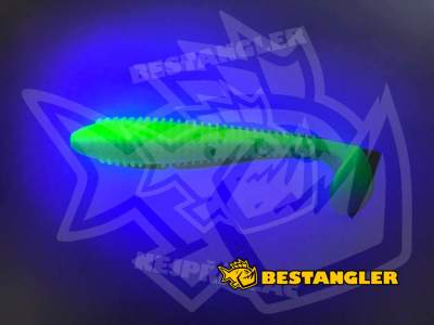 Keitech FAT Swing Impact 7.8" Chartreuse Shad - CT#13 - UV