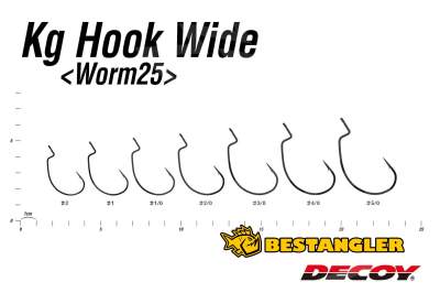 DECOY Worm 25 Kg Hook Wide #4/0 - 823460