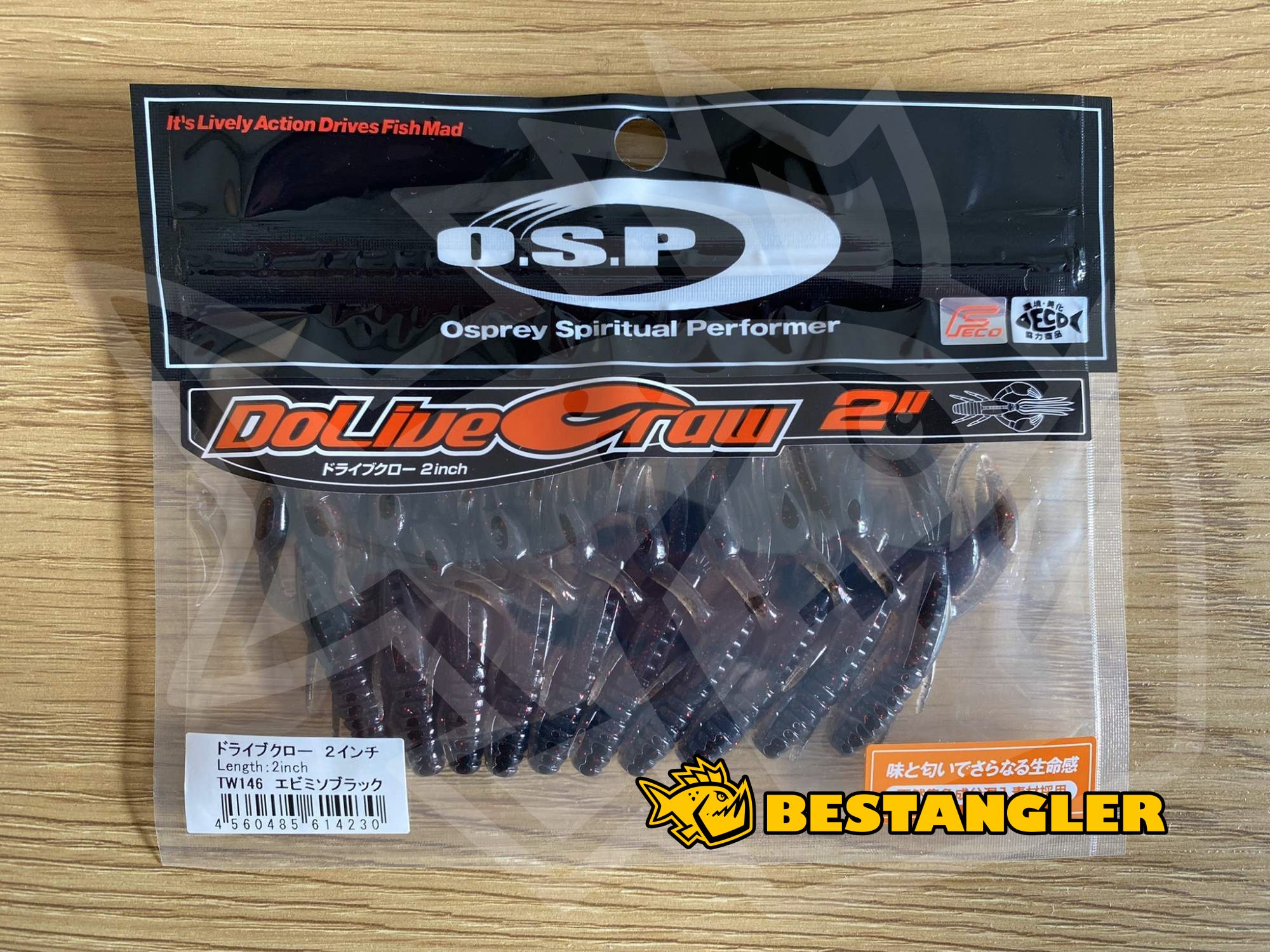 OSP Soft Köder Dolive Craw 2 Zoll W-009 9686 
