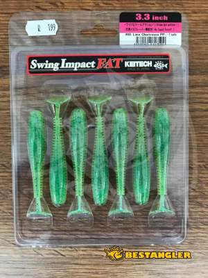 Keitech FAT Swing Impact 3.3" Lime Chartreuse PP. - #468