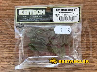 Keitech Swing Impact 2" Sahara Olive FLK. - #309