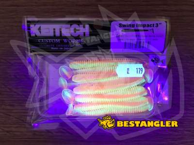 Keitech Swing Impact 3" Orange Shiner - #441 - UV